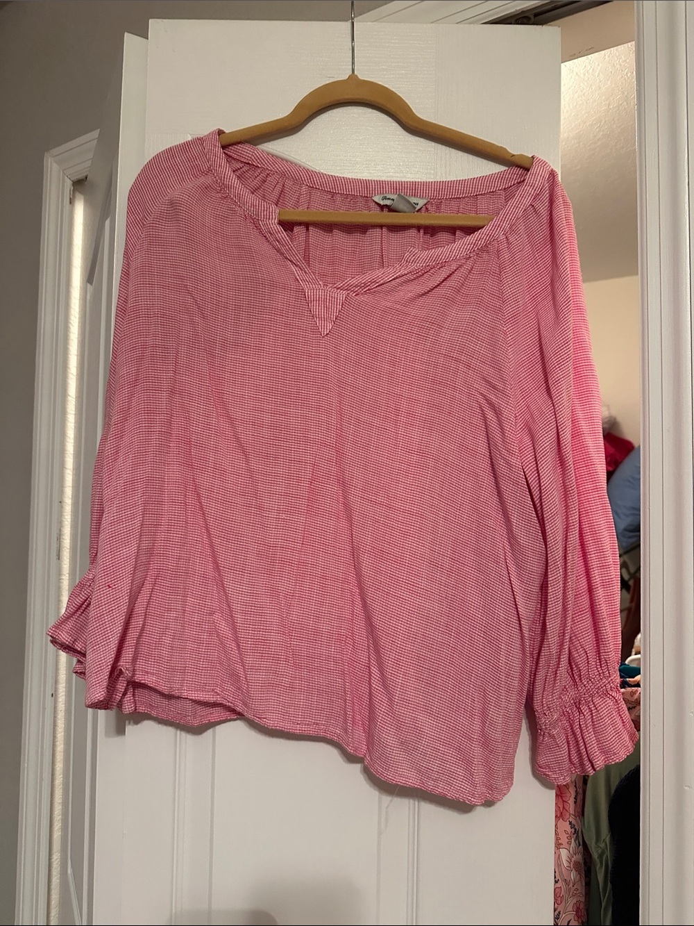 Tommy Bahama Pink Notch-Neck Lightweight Tunic
